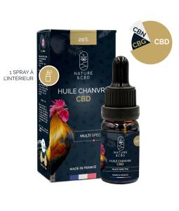 Huile CBD 20% Chanvre 10ml Nature & CBD