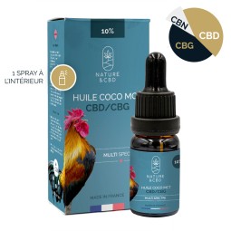 Huile CBD/CBG Coco MCT 10%(5%CBD-5%CBG) 10ml Nature & CBD
