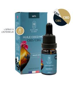 Huile CBD/CBG Coco MCT 10%(5%CBD-5%CBG) 10ml Nature & CBD