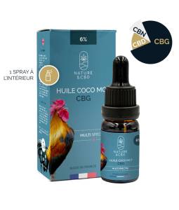 Huile CBG Coco MCT 6% 10ml Nature & CBD