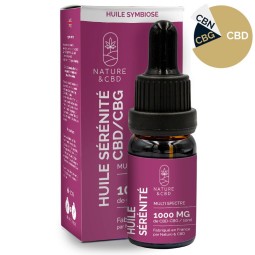 Huile CBD/CBG Sérénité 10%  10ml Nature & CBD