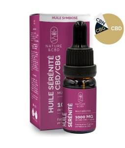 Huile CBD/CBG Sérénité 10%  10ml Nature & CBD