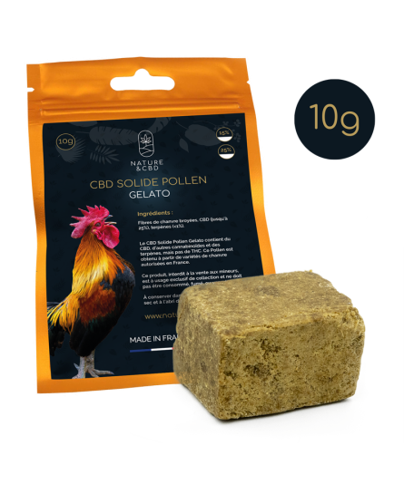CBD solide Pollen Gelato 15% 10g Nature & CBD