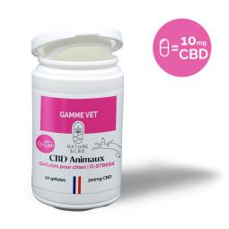 Gélules CBD chien D-stress...