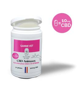 Gélules CBD chien D-stress...