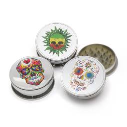 Grinder 61 MM Skull Chromé