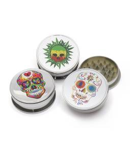 Grinder 61 MM Skull Chromé