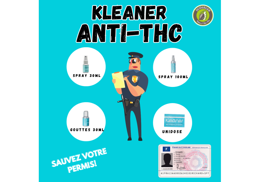 Kleaner naturel en France | Spray & Gouttes anti-THC au meilleur prix – Duverger